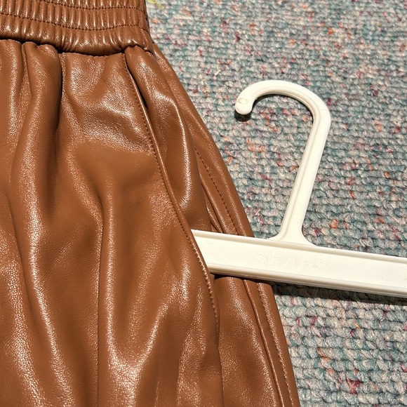 NWT Ladies faux leather Joie cognac dress pants sizes-2x - Picture 11 of 11